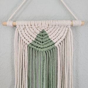 handmade boho macrame wall hanging